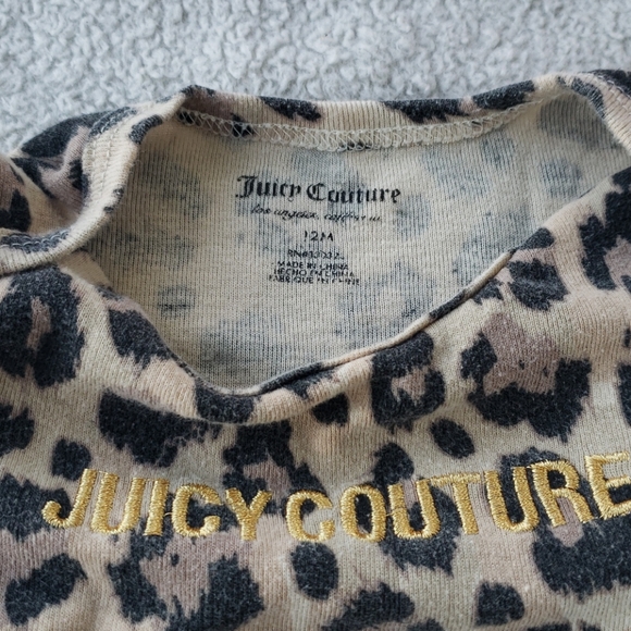 5/$8 Juicy Couture Onesie - Picture 2 of 2